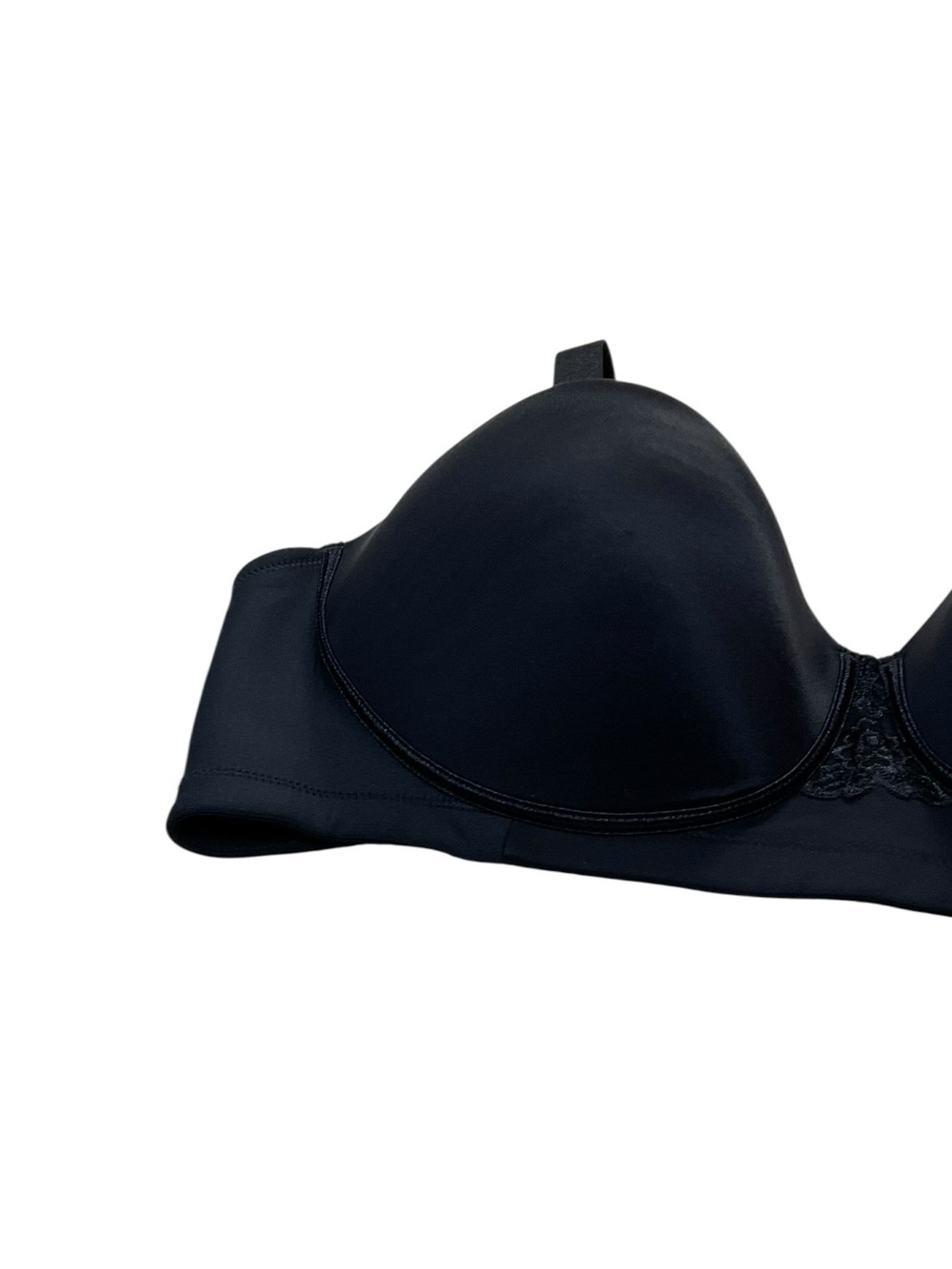 Vanity Fair Beauty Back Full Figure Wireless Bra 42D Black Smooth Back NWT - Picture 4 of 10